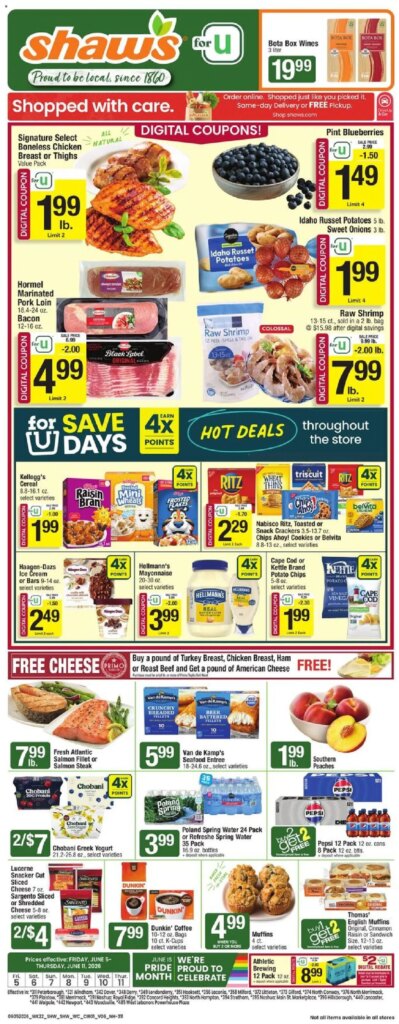 Shaw’s NH Weekly Ad This Week: Hot Deals June 5 to June 11 2026
