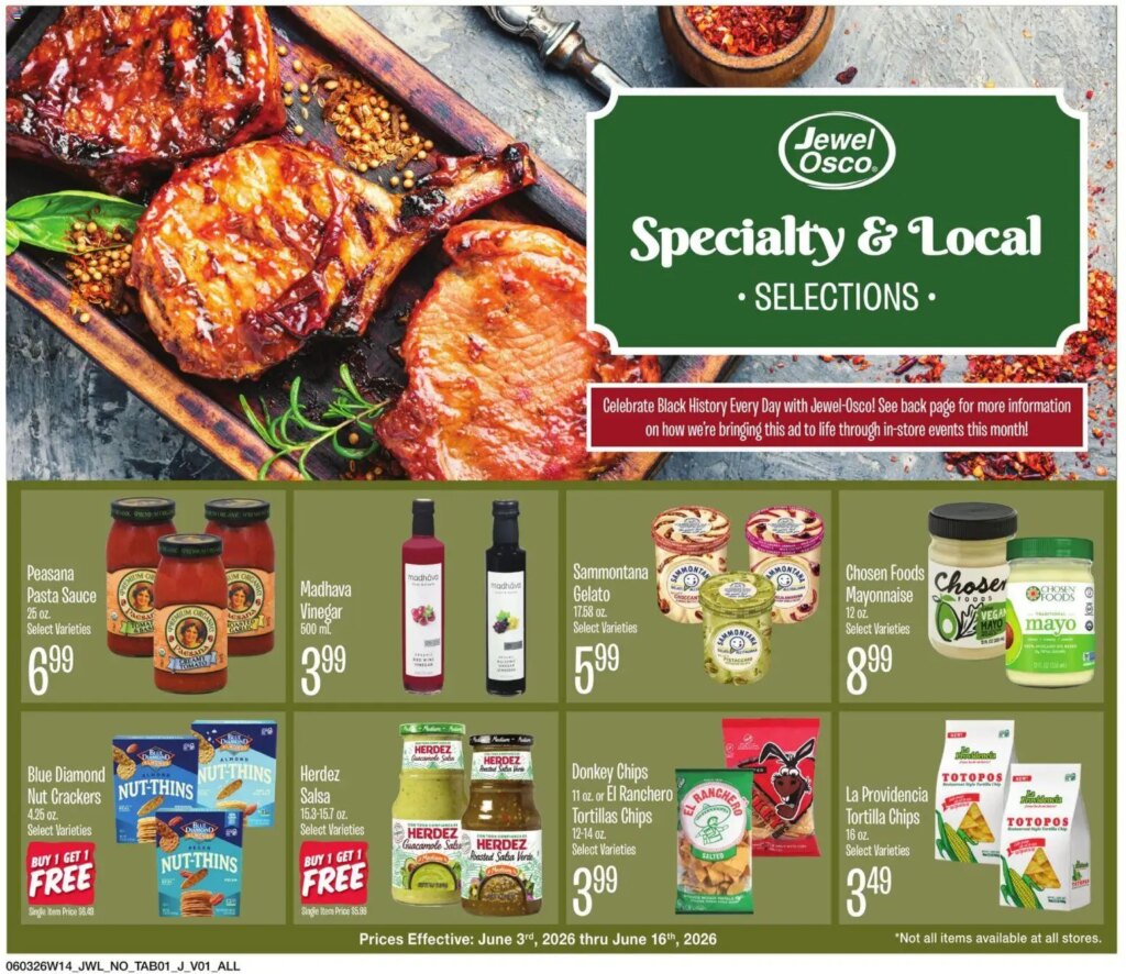 Jewel Osco Specialty & Local Offers This Week June 3 to June 16 2026