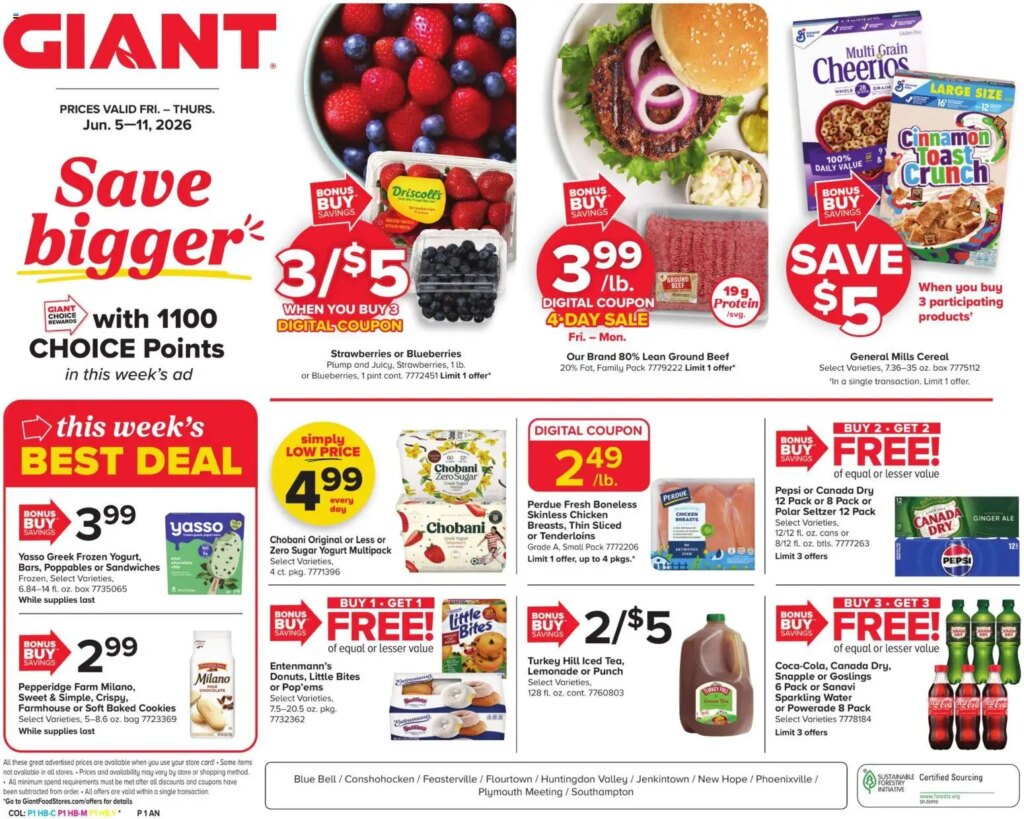 Giant Weekly Ad This Week: Exciting Deals June 5 to June 11 2026