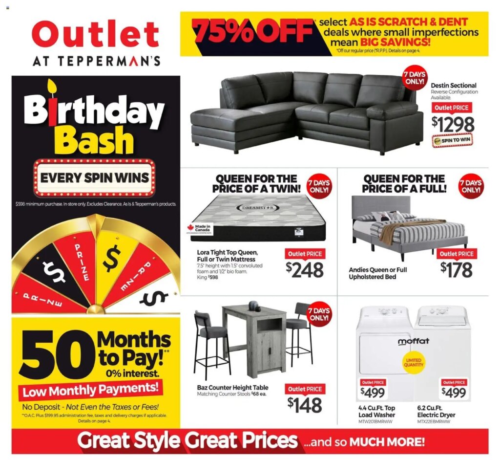 Tepperman’s outlet: Special This Week Starting 5 June 2026 – Grab the Deals!