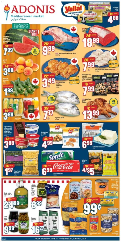 Adonis weekly flyer: Specials This Week from 4 June 2026!