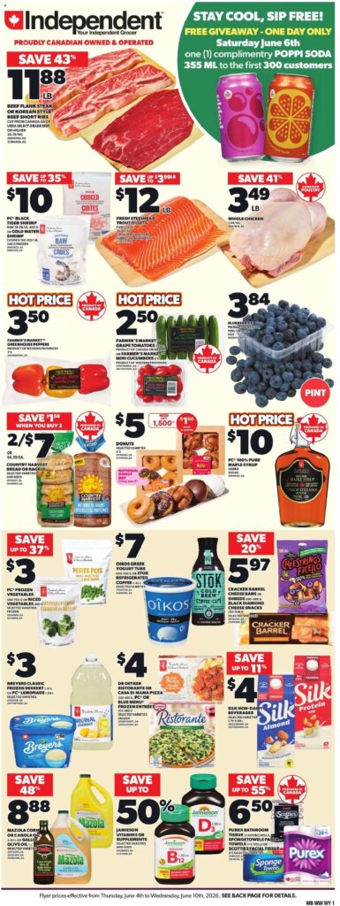 Independent Grocer flyer – AB: Specials This Week from 4 June 2026!