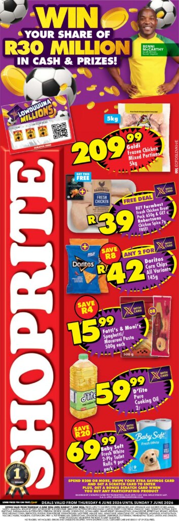 Shoprite – Eastern Cape – Amazing Low Price Lowduuuma Exclusive Specials This Week – 04 June 2026