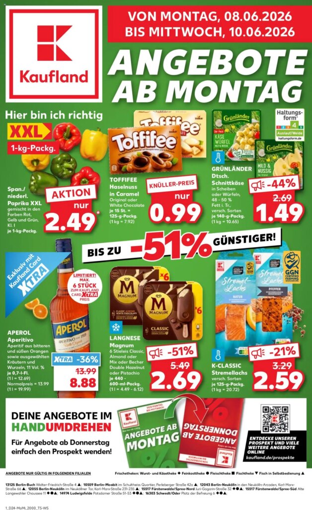 Exciting Offers at Kaufland Prospekt Berlin: Special This Week 08 June 2026!