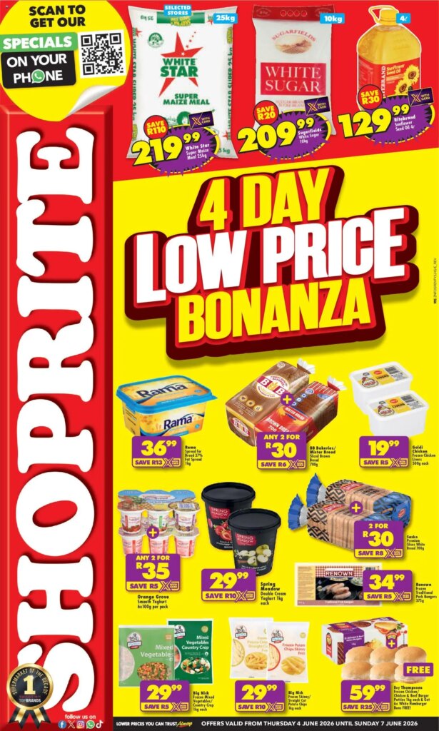Shoprite – Kwazulu-Natal – Special This Week Starts 04 June 2026!