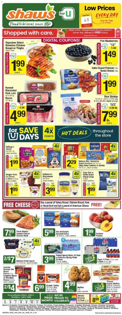 Shaw’s Specials This Week June 5 to June 11 2026