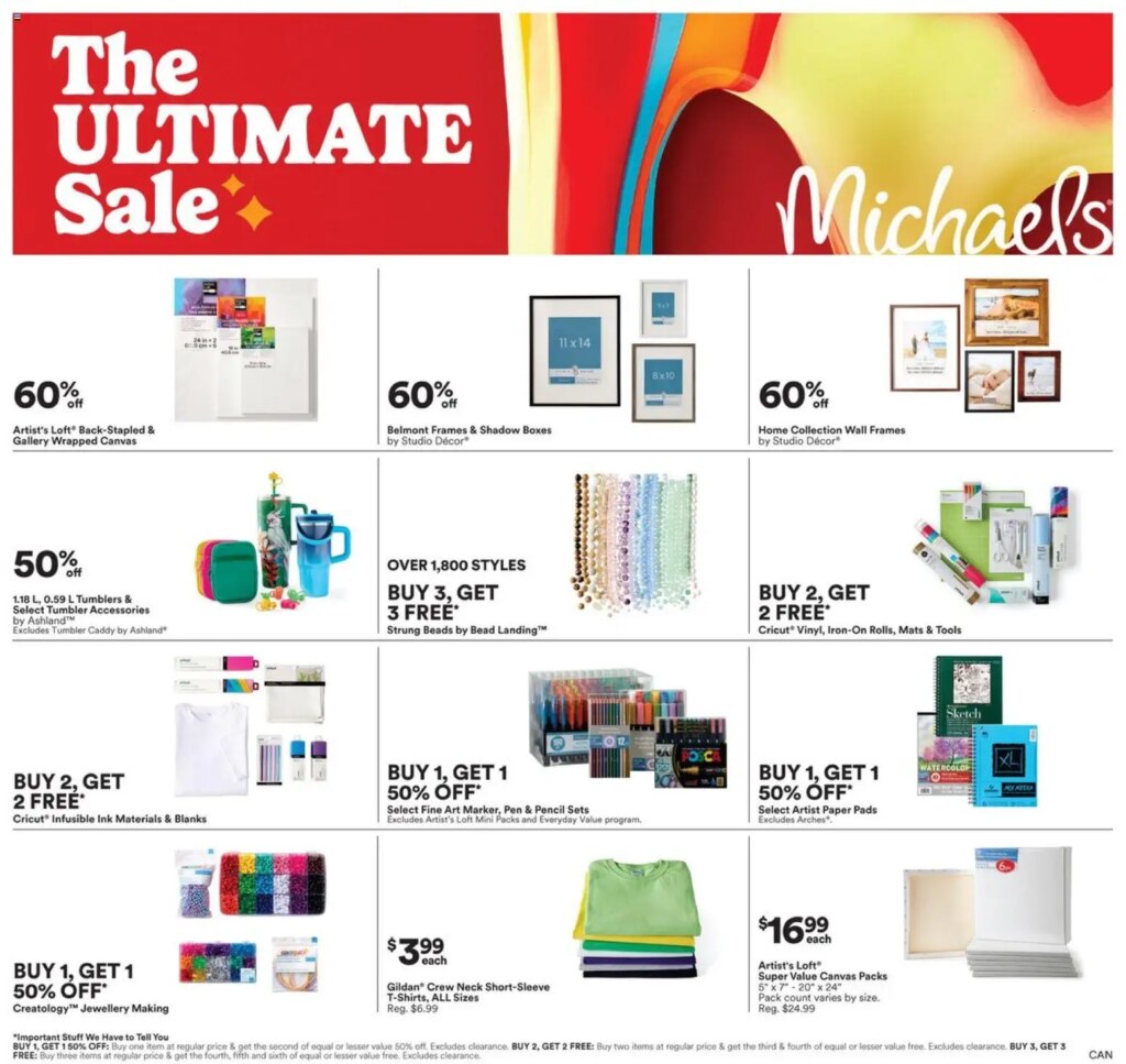 Michaels weekly flyer / circulaire: Exciting Specials This Week from 5 June 2026!