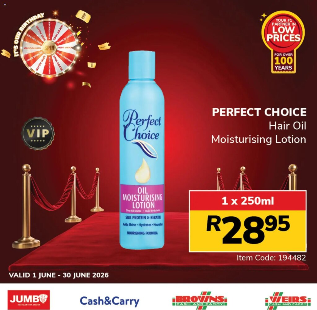 Unmissable Jumbo Haircare Specials Starting 01 June 2026 – Shop Now!