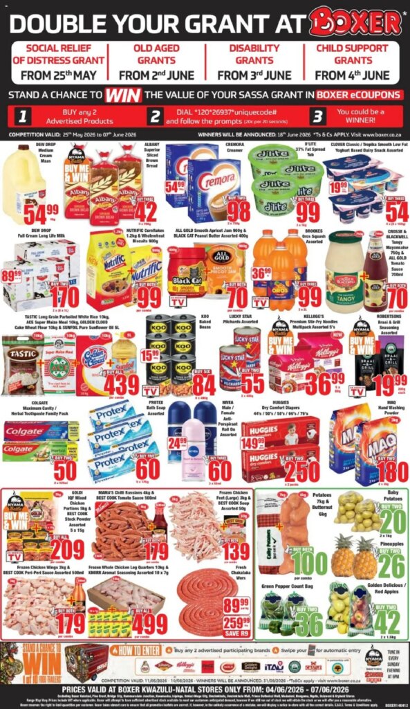 Boxer – KwaZulu-Natal Weekly Specials on 04 June 2026: Don’t Miss Out!