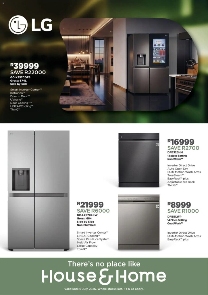 Unmissable Savings: House and Home – LG Catalogue 3 June 2026 Special This Week!