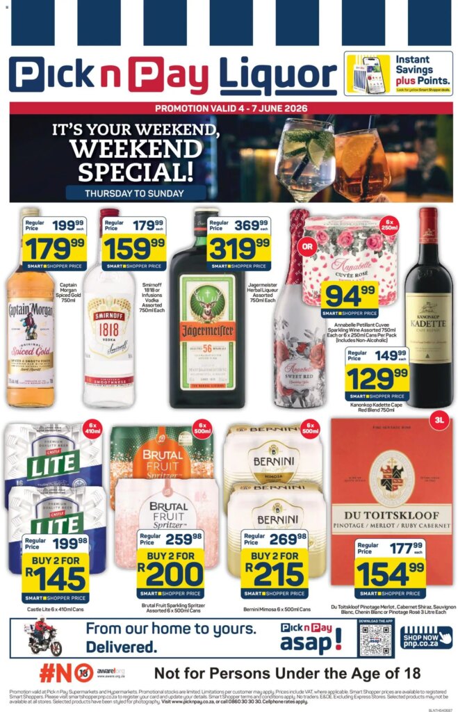 Liquor Specials This Week at Pick n Pay – 04 June 2026 Savings Await!
