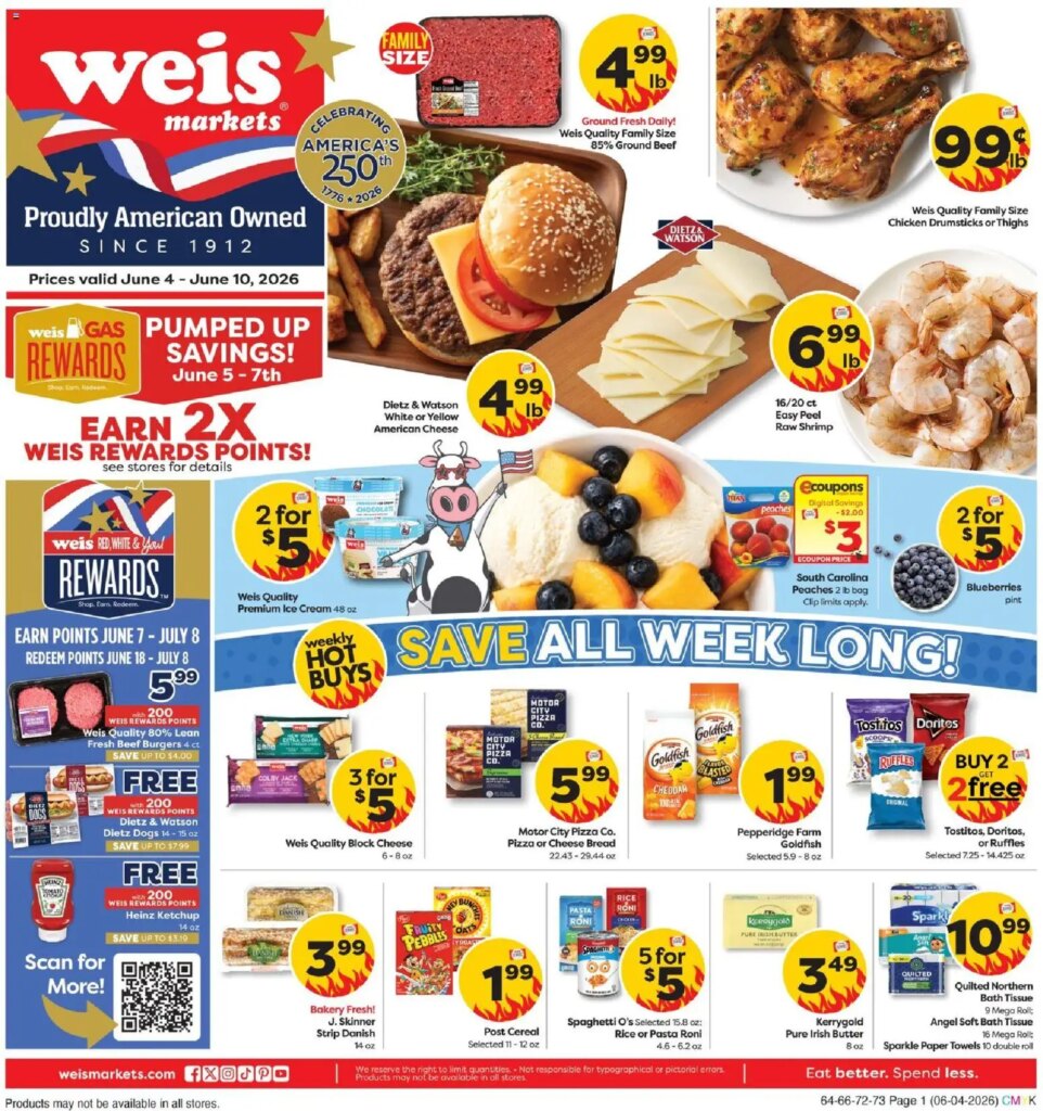Weis Weekly Circular Deals This Week June 4 to June 10 2026