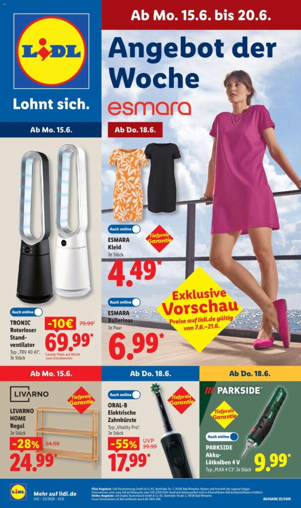 Lidl Prospekt Specials: Amazing Offers from 15 June 2026!