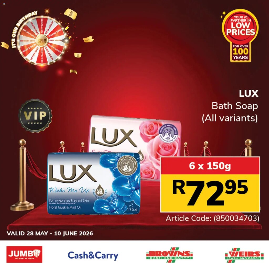 Jumbo Personal Care Specials: Amazing Offers Starting 28 May 2026!