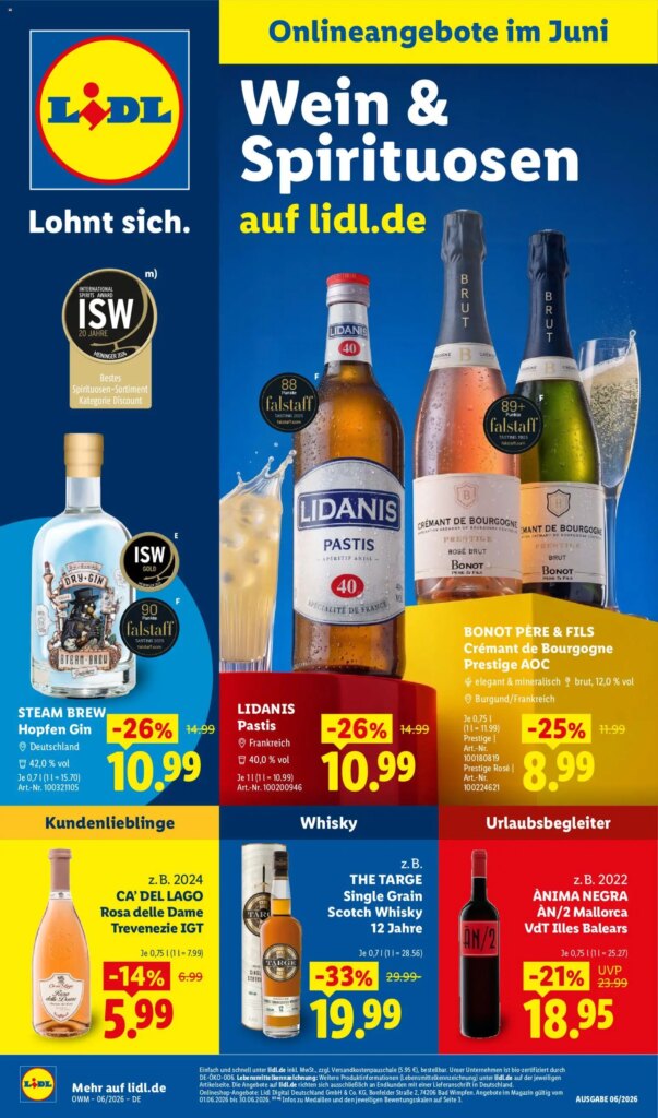 Lidl Prospekt Specials from 01 June 2026: Don’t Miss This Week’s Offers!