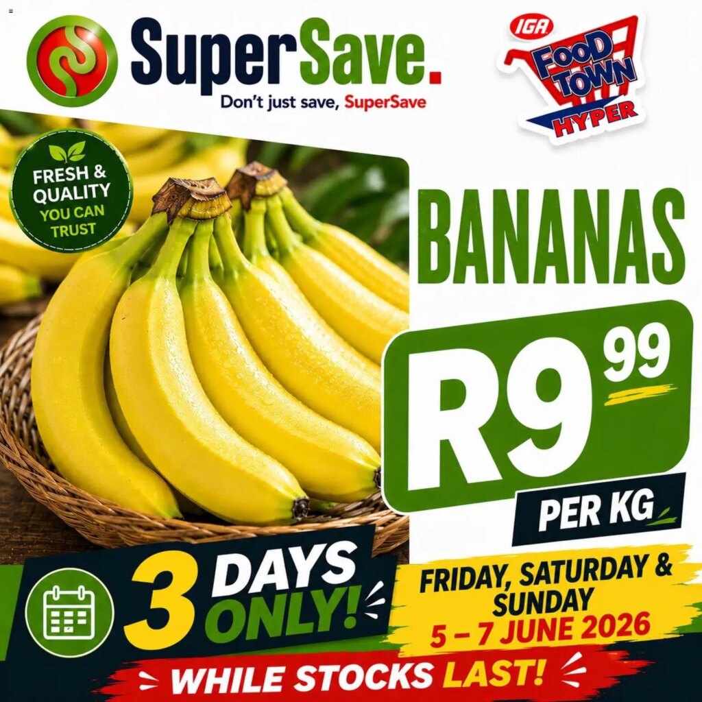 Unmissable Deals at Super Save One Day Only! 5 June 2026 Special This Week