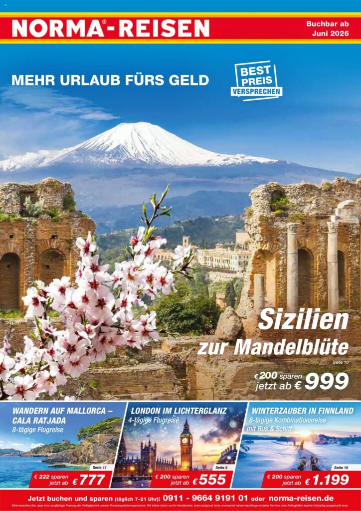 Norma Reisen: Special This Week from 01 June 2026 – Amazing Offers Await!