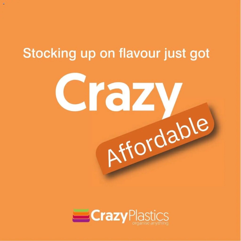 Crazy Plastics Crazy affordable flavour Specials This Week: 06 June 2026 Deals!