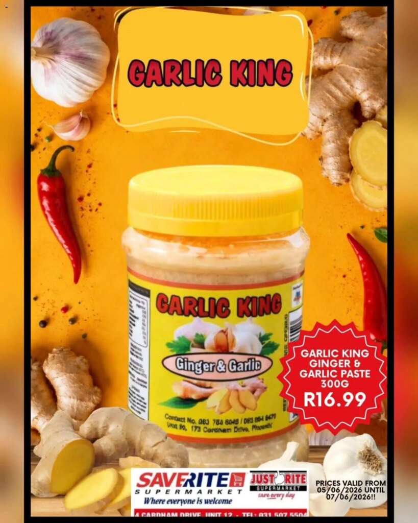 Saverite Weekend Winners Garlic King Specials This Week: 5 June 2026 Offers!