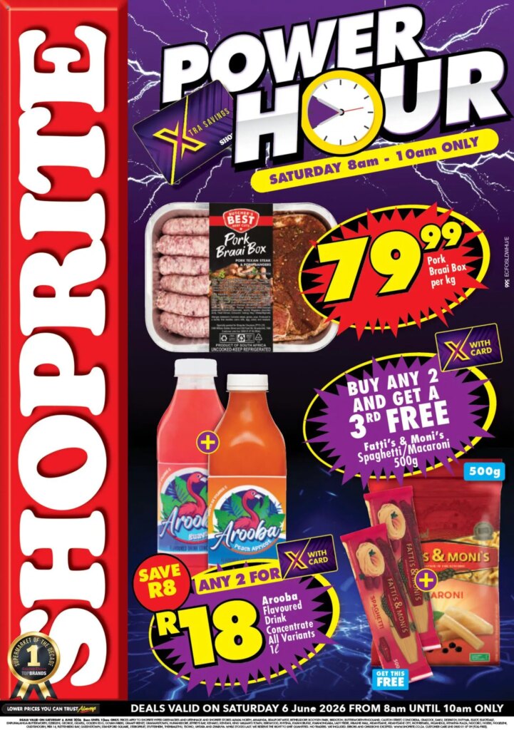 Shoprite Eastern Cape – Power Hour Deal Drop: Unmissable Special This Week 06 June 2026
