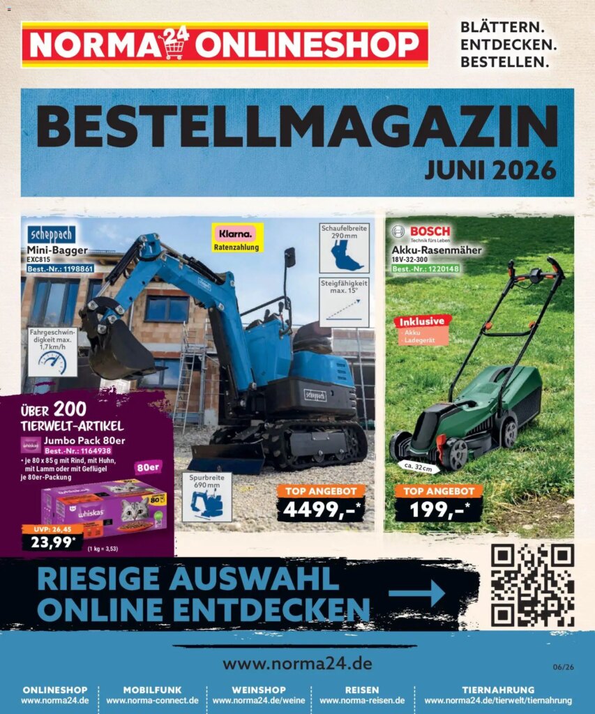 Norma Bestellmagazin Juni 2026: Special This Week from 01 June 2026!