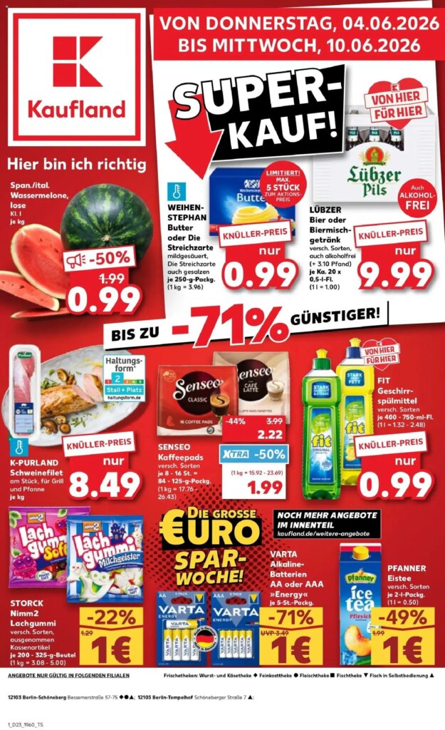 Kaufland Prospekt Berlin: Special This Week from 04 June 2026!