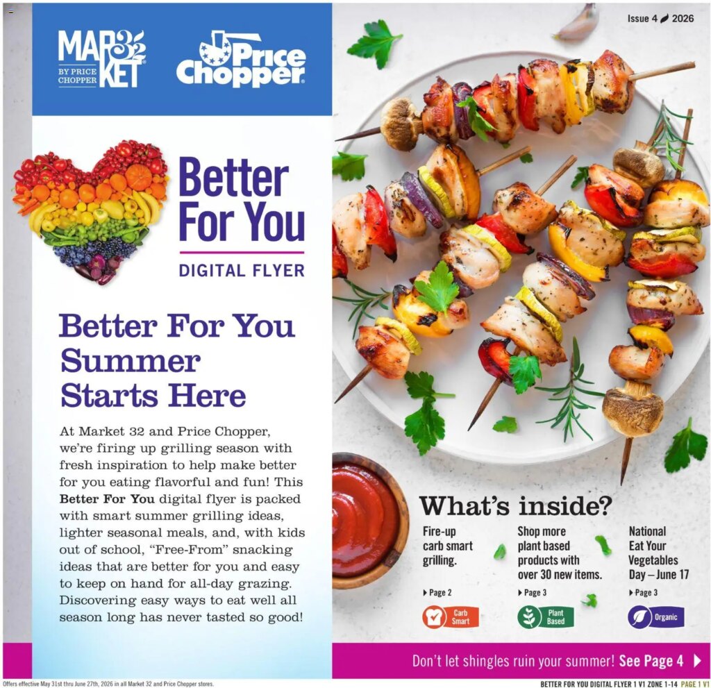 Price Chopper Better For You Specials June 5 to June 28 2026 This Week