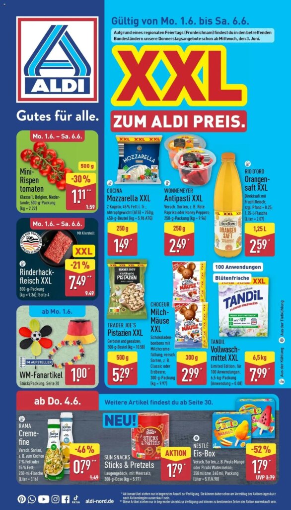 Aldi Wochenangebote: Exciting Deals Starting 01 June 2026!