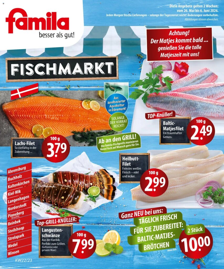 Famila Fischmarkt Specials: Amazing Deals from 26 May 2026!