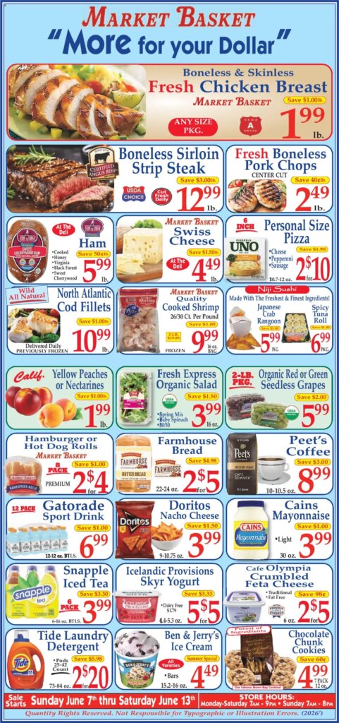 Market Basket Ad This Week: Hot Deals June 7 to June 13 2026!
