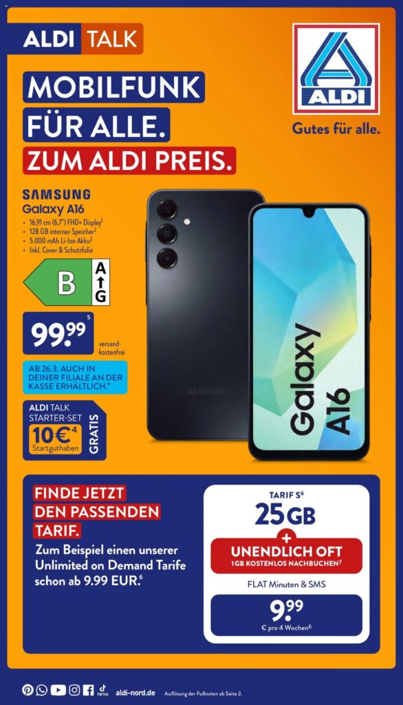 Aldi Talk Beileger Special This Week: Unmissable Offers from 30 March 2026