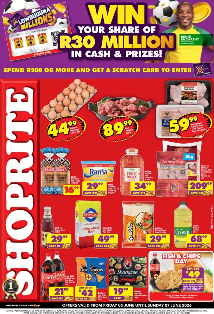 Shoprite – Western Cape – Low Price Lowduuuma Specials This Week 5 June 2026