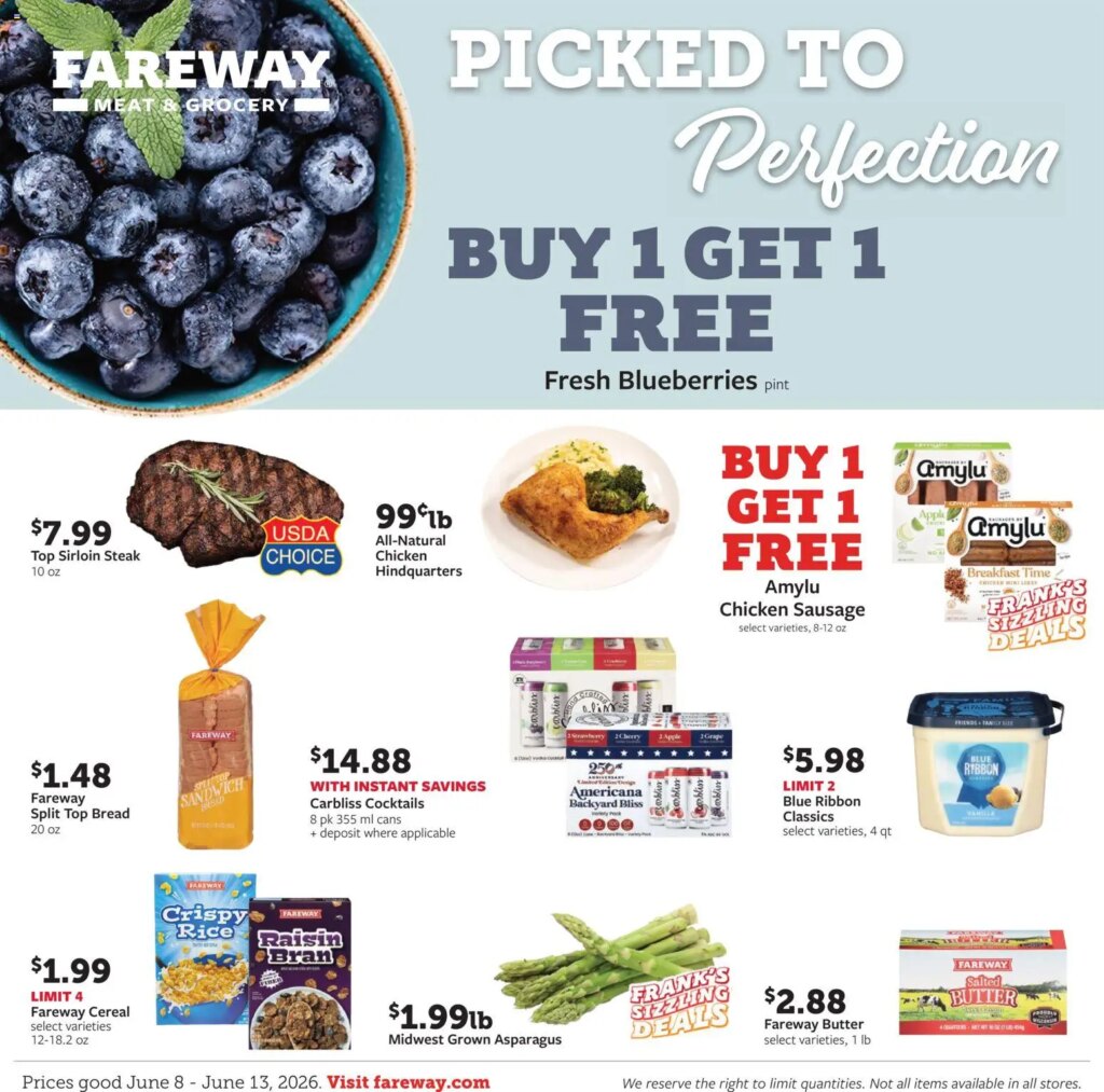 Fareway Weekly Ad This Week: June 8 to June 13 2026 Savings Await!