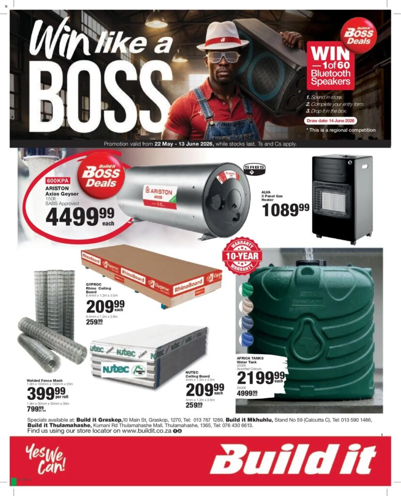 Unmissable Build It Specials from 22 May 2026 – Limited Time Offers!