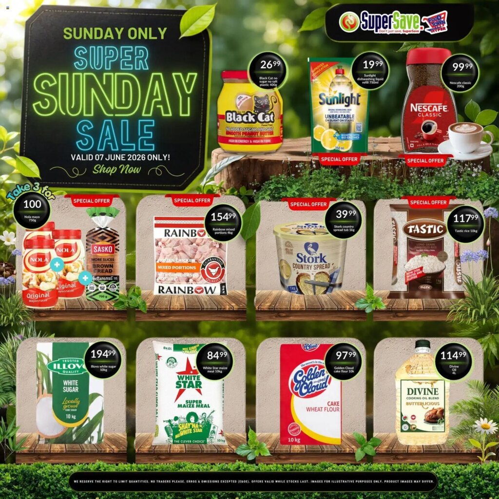 Massive Savings This Week at Super Save Sunday Savings – 07 June 2026