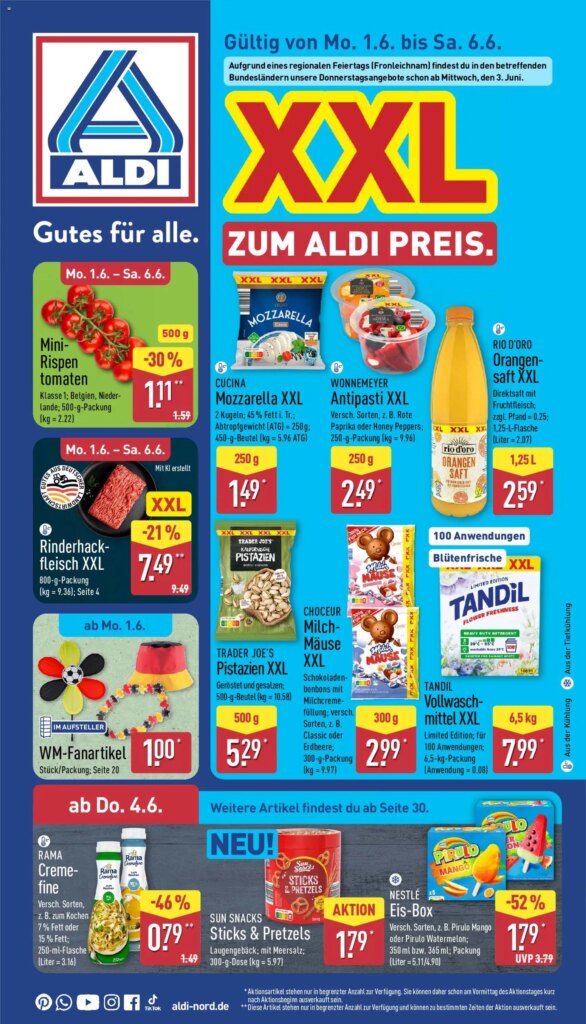 Aldi Prospekt Specials: Exciting Offers from 01 June 2026!