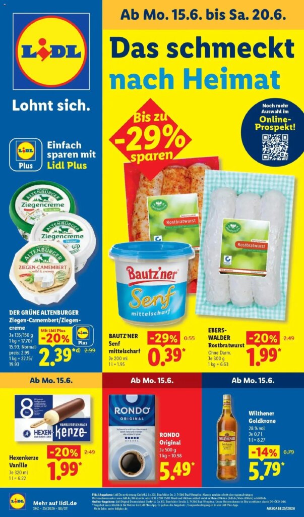 Lidl Prospekt Mahlow: Specials Starting 15 June 2026 – Check Them Out!