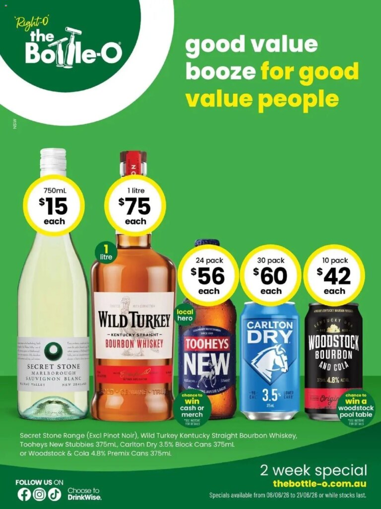 The Bottle-O Catalogue Kurmond: June 8 Deals & Specials This Week 4 The Bottle-O Catalogue Kurmond: June 8 Deals & Specials This Week