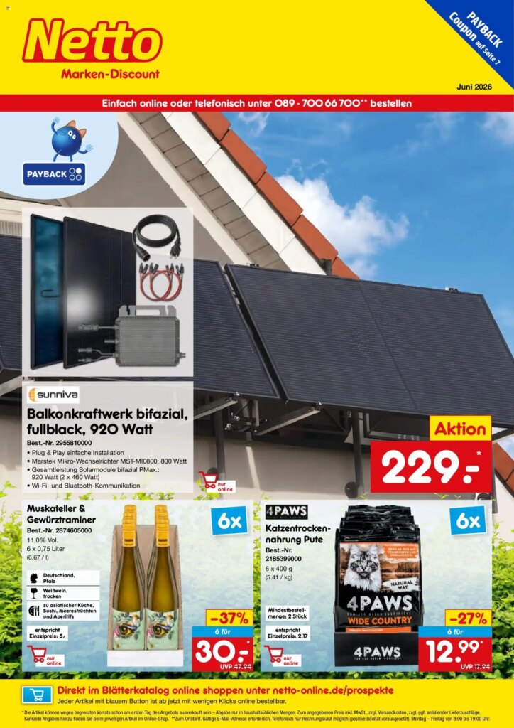 Netto Marken-Discount Online-Angebote Juni: Special This Week from 01 June 2026!