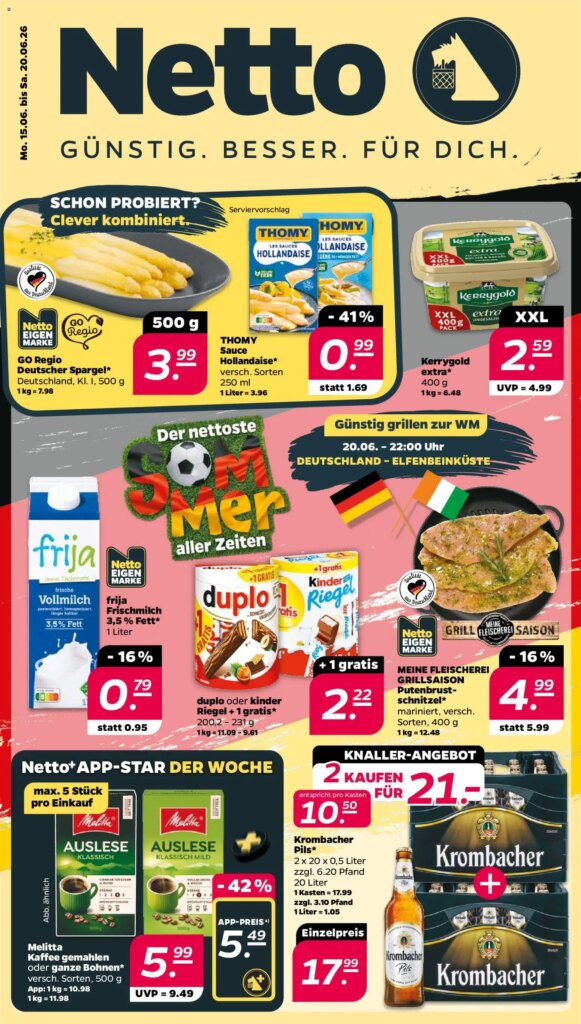 Netto Prospekt: Specials This Week from 15 June 2026!