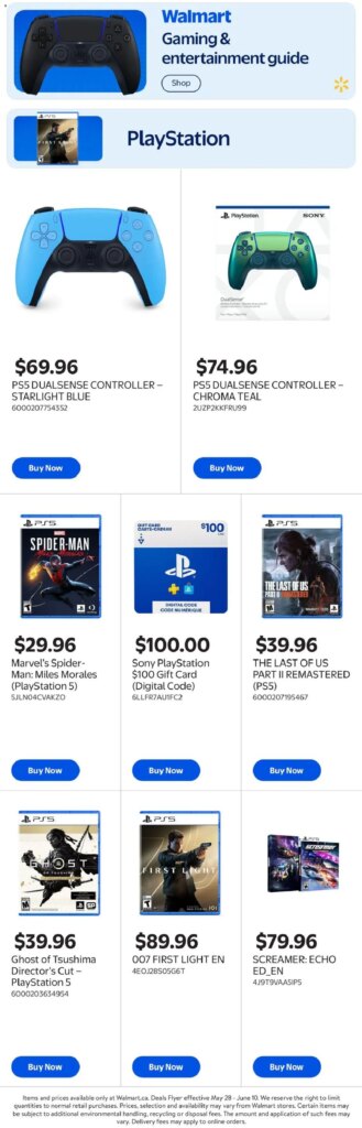 Walmart flyer – Gaming & Entertainment Guide: Special This Week from 28 May 2026