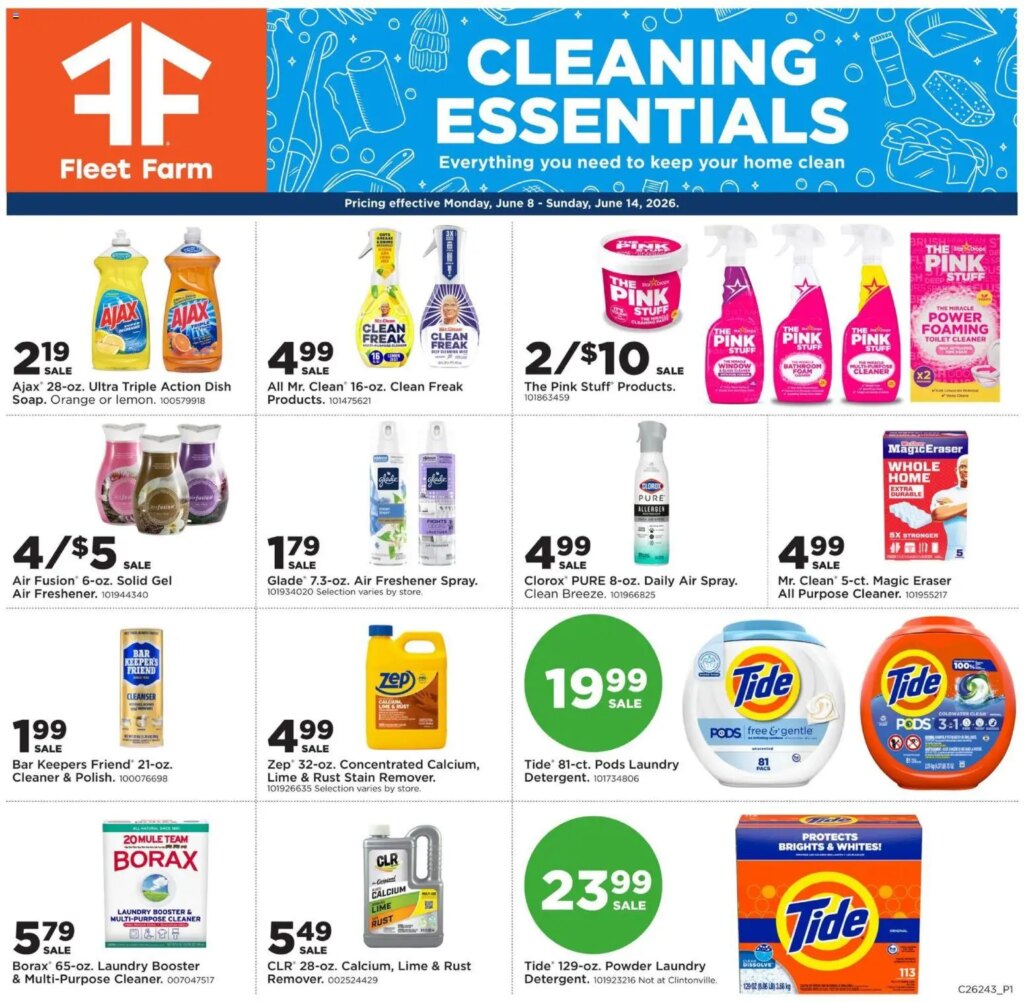 Mills Fleet Farm Home & Cleaning Offers June 8 to June 14 2026 – Don’t Miss Out!