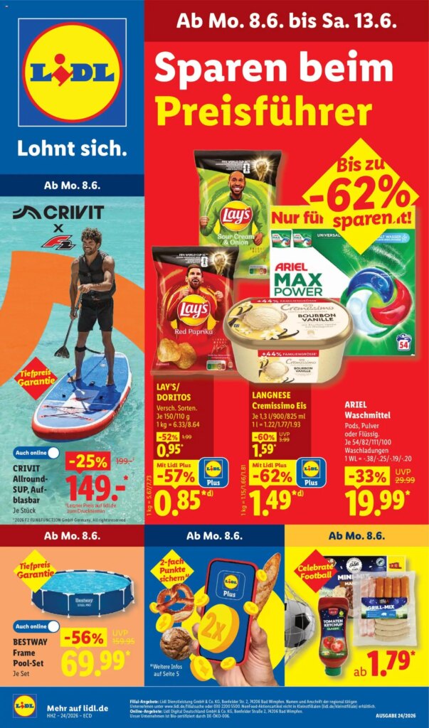Lidl Prospekt Specials – Exciting Deals from 08 June 2026!