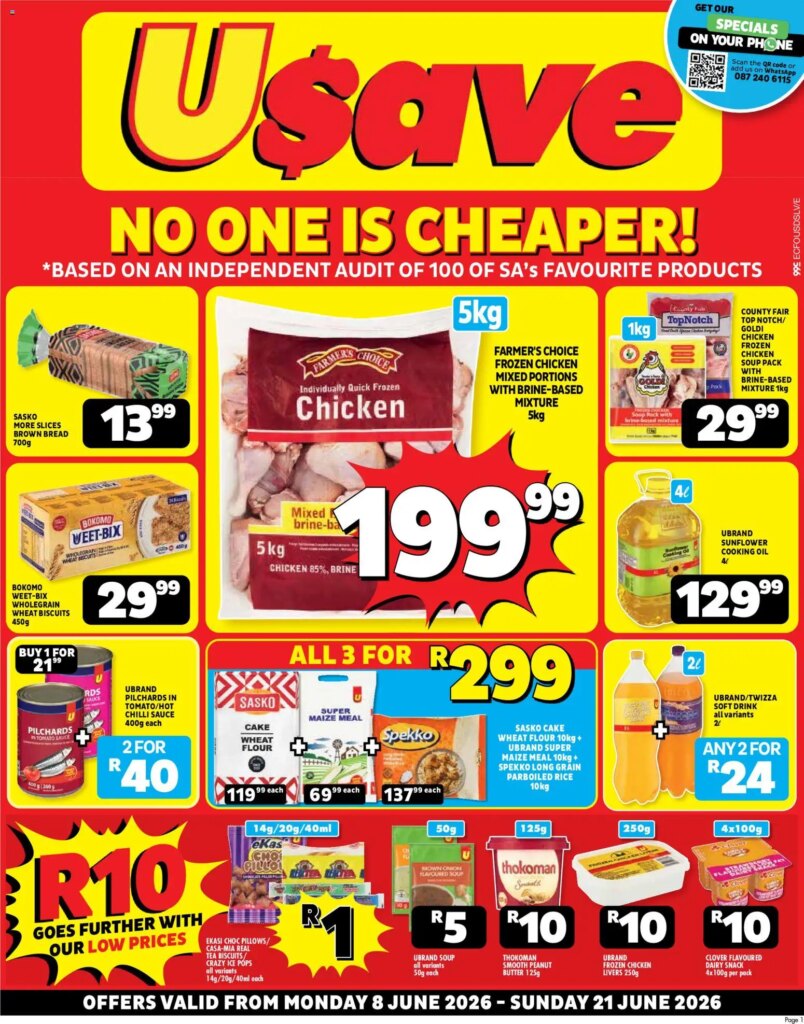 Get Exciting Savings at Usave Eastern Cape – Specials 08 June 2026!