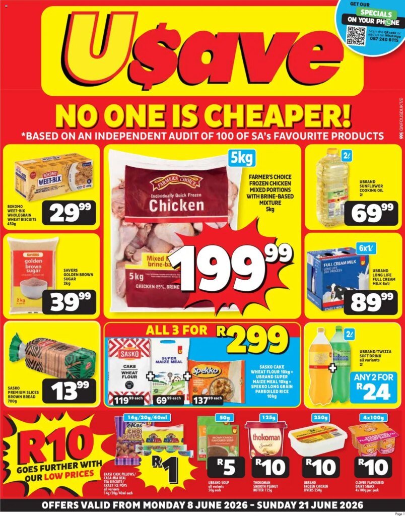 Unmissable Usave Gauteng Specials – 08 June 2026 Savings This Week