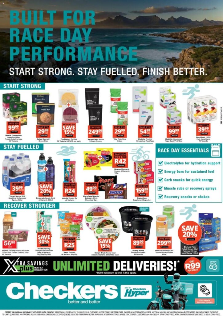 Checkers – Western Cape – Race Day Essentials: Special This Week, 25 May 2026