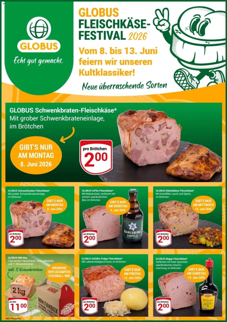 Globus: Fleischkäse-Festival 2026 – Special This Week from 07 June 2026!
