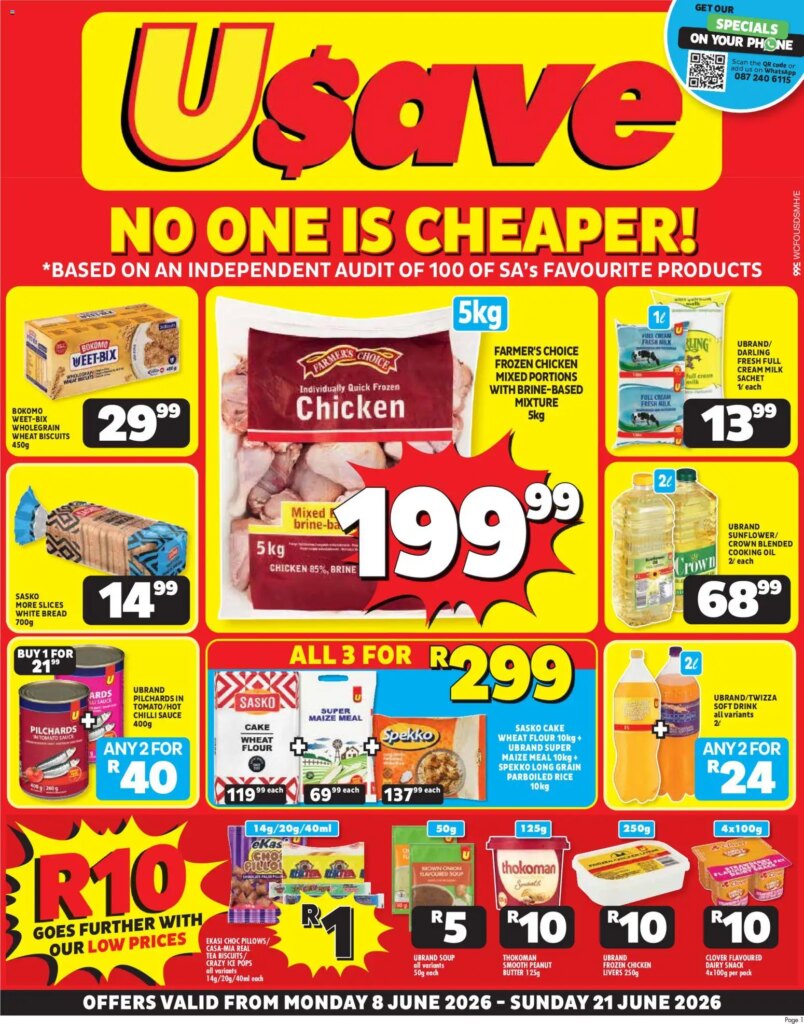 Unmissable Usave Western Cape Specials – 08 June 2026 Deals Available Now!