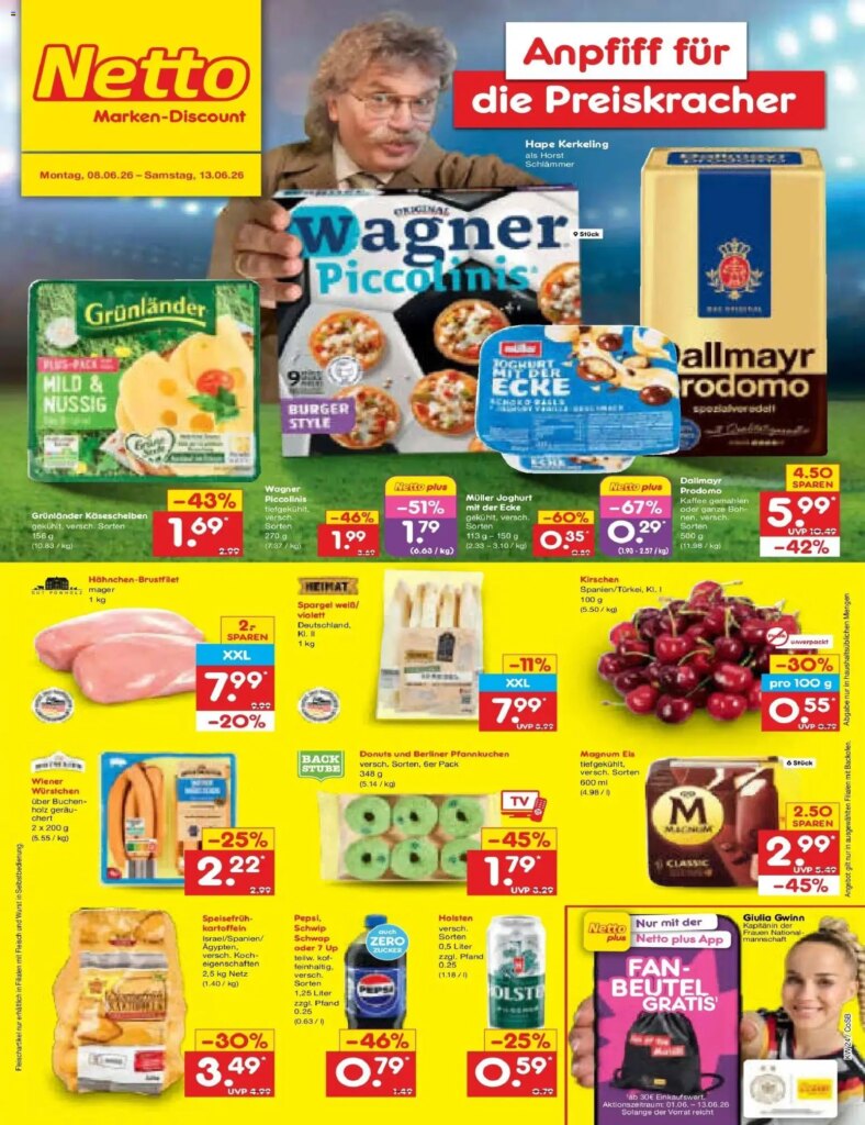 Exciting Offers at Netto Marken-Discount Prospekt Bitterfeld-Wolfen from 08 June 2026!