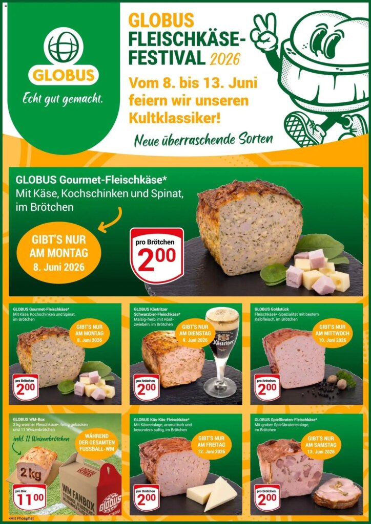 Fleischkäse-Festival 2026 at Globus – Special This Week from 07 June 2026
